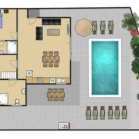 In Sleeps 6 Includes Swimming Pool Air Con And Wifi Villa Kiszónerga